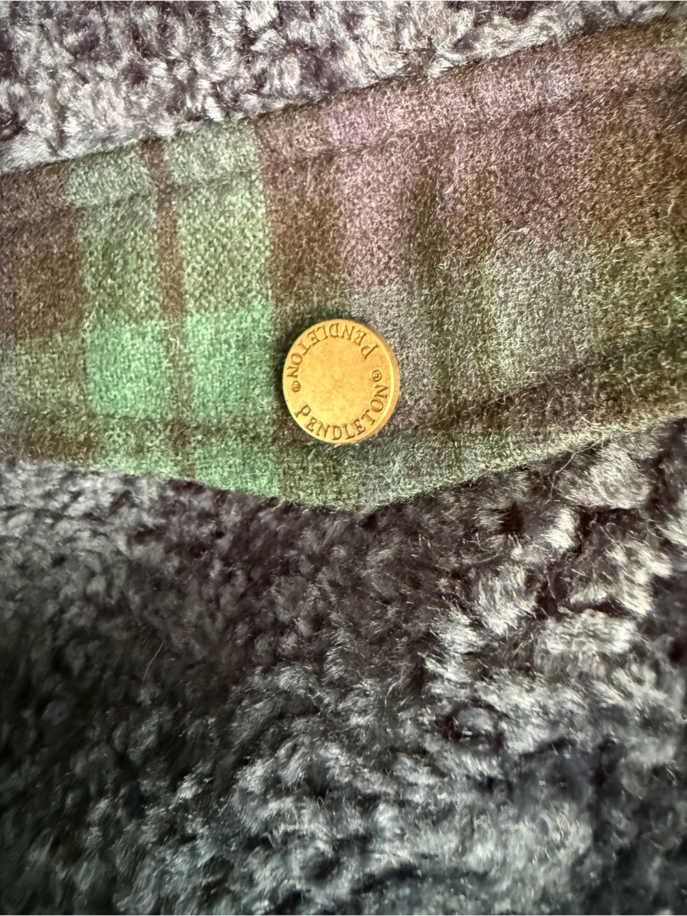 Pendleton fuzzy jacket - Picture 6 of 6